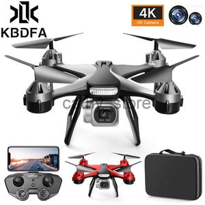 المحاكاة KBDFA JC801 DRONE HD كاميرا مزدوجة الكاميرا RC مروحية 4K كاميرا مزدوجة التصوير الجوي Quadcopter wifi RC Toy X0831