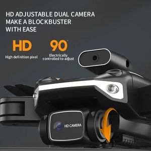 HD kameralı 3 eksenli gimbal drone, fırçasız motorlu GPS quadcopter, yeni başlayanlar için uzun kontrol aralığı dronu