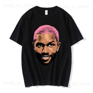Męskie koszulki Frank Graphic T Shirt Blond Hip Hop popularna piosenkarka muzyczna R B T-shirt męska moda hip-hop krótkie tuleje duże koszulki unisex t230831