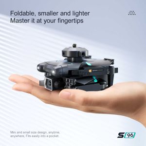 Simulators New S96 Mini RC Drone 4K Camera HD Wifi Fpv Obstacle Avoidance Photography Professional Foldable Quadcopter Drones Toys for boys x0831