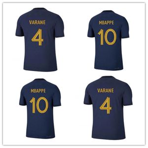 French BENZEMA MBAPPE New Jersey 22/23 GRIEZMANN POGBA KANTE maillot Top DE RANE SALI DIGNE GIROUD Football Adult Men's Children's Set