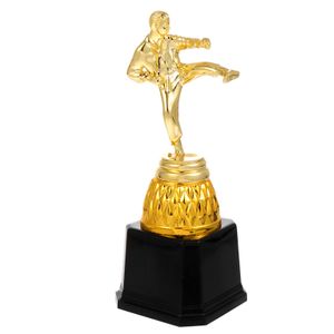 Decorative Objects Figurines Soccer Trophies Children's Trophy Model Mini Awards Cup Awarding Tool Plastic Winner 230830