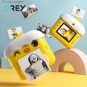 Camcorders Children's Video Photo Digital Camera Instant Print Toy For Kids Photographic Instantane Birthday Gifts Q230831