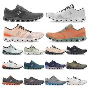 Scarpe da corsa firmate HOT 0N Running Cloud X 3 nero bianco rosa sabbia arancione Aloe avorio telaio cenere rosa sabbia Fashi0N gioventù donna uomo Sneaker runner leggere 3645bla