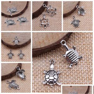 Charms For Jewelry Making Kit Pendant Diy Accessories Tortoise Charmscharms Drop Delivery Findings Components Dhum6