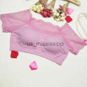 Other Health Beauty Items Soft Women Tube Top Lace Decor Slim Fit Bustier Invisible Brassiere Antislip Invisible Brassiere Female Underwear x0831