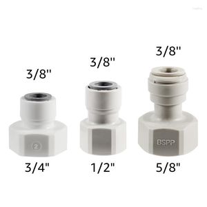 Dricker sugrör Elecqueen Tubing Quick Joint. 9,5 mm (3/8) Push Fit x 5/8 '' Kvinnlig adapter Homebrew slanganslutning för keg couper kran skaft