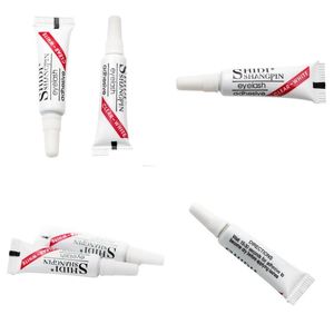 Eyelash Adhesives Clear Lash Lim för falska ögonfransar 1,5 ml Vit färg Makeup Adhesive Drop Delivery Health Beauty Tools Tillbehör Dh408