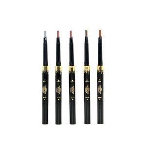 Eyeliner Sconeble Kąt Brwi ołówek wodoodporny 2 z pędzlem Łatwe do zużycia długie naturalne kolorystyczne makijaż Brow Brow DHR9E