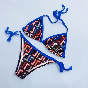 2023 Designer Swimsuit Luxury Sexy Bikini Set Brand Letters Swimwears Ladies Backless Split Swimsuit