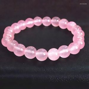 Strand Natural Crystal 0.8cm Rock Ross Quartz Beads Tibetan Buddha Prayer Mala Bracelet For Woman Buddhist Jewelry