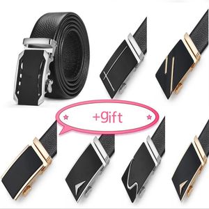 Belts Zpxhyh Belt Male Genuine Strap For Men's Top Quality Automatic Buckle Men Real Leather Cowskin Cinturon HombreBelts