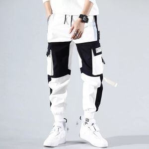 Männer Hosen Streetwear Frühling Casual männer Hosen Baumwolle Harem Bänder Jogger Männer Patchwork Mode Knöchel Länge Jogger Hosen für Jungen 230301