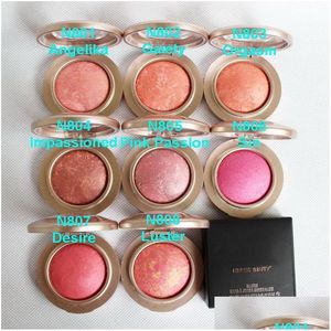 Blush Makeup Palette Shimmer Matte Baked Mineralize Bronzer Powderlonglasting Facile da indossare Natural Heres B2Uty Face Blushs Drop Del Dhms8