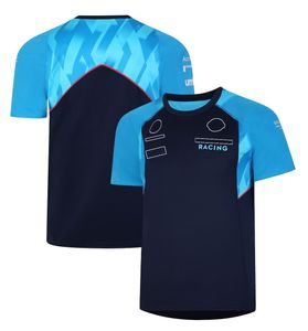 2023新製品F1フォーミュラワンレーシングスーツ半袖Tシャツカジュアルクルーネックティー最新のスタイルはカスタマイズできます