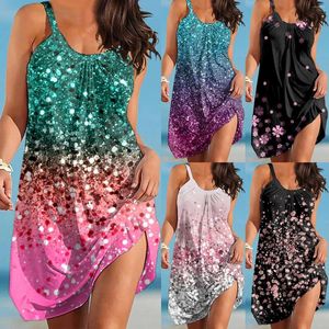 Vestidos casuais Mulheres Summer Swing camise