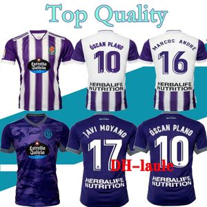 Real Valladolid Weissman Maglie da calcio 2021 22 Sergi Guardiola Camiseta Marcos Andre Oscar Plano Football Shirt Kit R ALCARAZ TON221Z