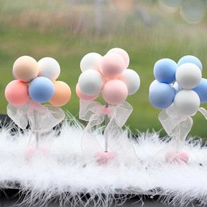 Innendekorationen, Ornamente, nickender Ballon, Armaturenbrett-Dekoration, Frühling, schüttelnder Kopf, Spielzeug, Wackelkopf, rosa Autozubehör für Frauen und Mädchen, Geschenke R230228