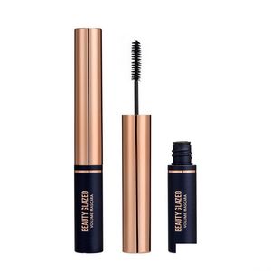 Mascara Beauty Glazed de Oro Black Gold Plated Thick Lenovering Waterproof Private Label Cosmetics Makeup Maquiagem Volym Drop Del Dhsuj