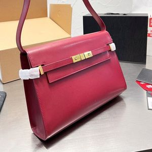Hochwertige Luxus-Designer-Tasche aus Leder für Damen, 2022, neue, trendige, wilde Cross-Body-Manhattan-Pendler-Retro-Tofu-Unterarmtasche mit