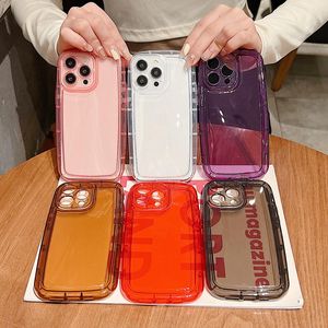 Fashion Clear Soft TPU Shockproof Cases For Iphone 15 14 Plus 13 12 11 Pro Max XR X XS Iphone15 8 7 6 Transparent Luxury Gel Plain Blank Fine Hole Mobile Cell Phone Cover