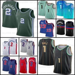 Cade 2 Catingham Lamelo 1 Ball Basketball Jersey Isiah 11 Thomas Hill 10 Dennis Mens