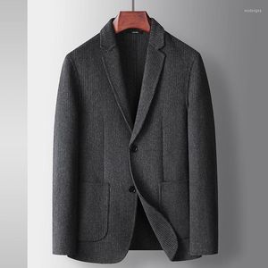 Men's Suits Youth Luxury Men Blazers Autumn Winter Handmade Double-Sided Woolen Suit Jacket Male Business Office Wool Coat Man Clothing