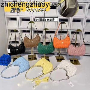 new designer women's underarm 2023 bag handbag cute pleated cloud Korean dumpling fashion brand bag