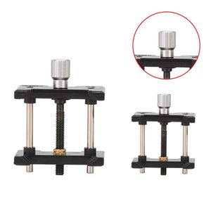 2Pcs/Set Plastic Watch Movement Holder Fixed Base Multi Function Watch Clamp Watch Repair Tool Accessory for Watchmaker Black