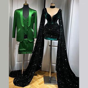 Party Dresses Glitter Gorgeous Sexy Prom Shoulder With Sequins Long Train Short Mini Length Women Cocktail Gowns Plus Size