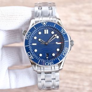 Man Watch Mens Designer Watches Men Wristwatch 42mm Automatic Movement Water Resistant 300m Omg High End Diving Wristwatches Perfectwatches Luxury