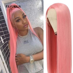 Synthetic Wigs Synthetic Lace Front Wig Perruque Femme Hair s on Sale Clearance High Quality Glueless Cosplay Blonde s 230227