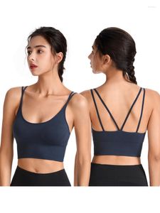 Roupa de ioga 2023 Mulheres BRA BRA BELA BELA BACK CHUMGEL SPORTH SPORTS ANEL DE ANEL DE ANEL DE ANELA DE ANELA DE ANEL