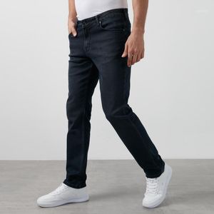 Mäns jeans Buratti Slim Fit Tight Bell-Bottomed Cotton Men's Pants 7429 H021artos