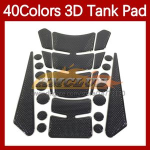 Motorrad-Aufkleber, 3D-Carbonfaser-Tankpad-Schutz für Yamaha FJR1300 FJR 1300 01 02 03 04 05 06 2001 2002 2003 2005 2006, Gas-Tankdeckel-Aufkleber, MOTO-Aufkleber, 40 Farben