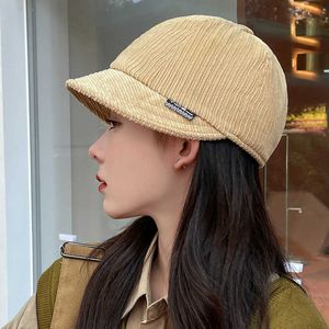 Ball Caps CNTANG New Women's Baseball Cap Autumn Winter Outdoor Fashion Fleece Caps Female 2022 Best Selling Products Solid Hats For WomenJ230228