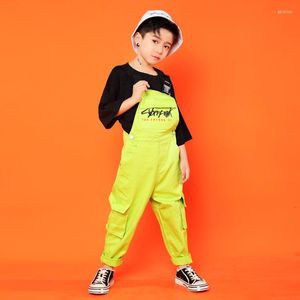 Scene Wear Fashion Hip Hop Kids Jazz Dance Costumes For Girls Boys Ballroom Dancing Child Show Clothes Street Dancewear