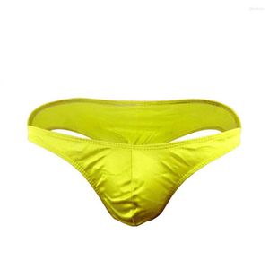 Underbyxor män satin g-sträng thongs jockstrap trosor låga stigning trosor gay underkläder penis stor påse t-back erotiska underkläder