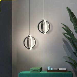 Pendelleuchten, LED-Kronleuchter, kreatives Schlafzimmer, Nachttisch, kleine Hängelampe, Heimdekoration, Wohnzimmer, Café, Bekleidungsgeschäft, Droplight-Leuchte