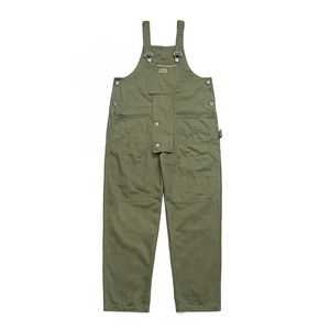 Herrbyxor män kläder haklapp overall byxor trendiga japanska hängslen flera fick jumpsuit löst arbete 230301