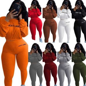 Kobiety dresy 2023 Spring plus size 3xl 3xl Pit Strip Letter Haft Dwupoziomowy zestaw do joggingu