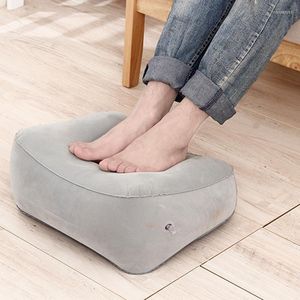 Cuscino Poggiapiedi gonfiabile portatile Cuscino Poggiapiedi in PVC morbido Viaggi Ufficio Casa Leg Up Piedi rilassanti Strumento Prodotti quotidiani