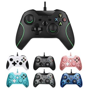 Controller di gioco per XBOX ONE (N1), controller cablati a doppia vibrazione per XboxOne/PS3/PC