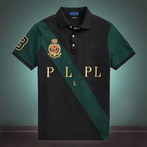 2022SS LAPEL POLOS SHIRT COMON CHORTSELEVED T-shirt Men's British Casual Color Contrast Plus Size Sports Ny S-5XL