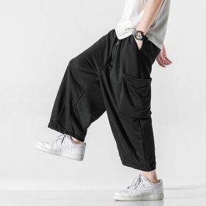 Pantaloni da donna Capris Pantaloni Harem da uomo Tinta unita Pantaloni larghi da uomo Stile Harajuku Streetwear Pantaloni casual da uomo Taglie grandi Pantaloni Moda maschile 230301