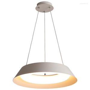 Lampade a sospensione Lampadario moderno LED Soffitto tondo Soggiorno Sala da pranzo Apparecchi di illuminazione per interni