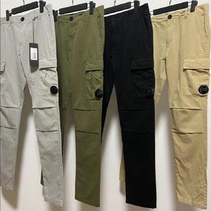 2023 Newest Garment Dyed Cargo Pants One Lens Pocket Pant Outdoor Men Tactical Trousers Loose Tracksuit Size M-XXL