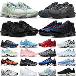 Tênis de corrida preto branco Plus 3 Terrascape Triple 2023 masculino feminino Unity Atlanta Hyper Sky Blue Fury Jade verde menta masculino esportes