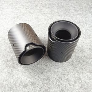 1 PCS For BMW M2 M3 M4 M performance Carbon Exhaust Muffler Pipe Auto Matte Stainless Steel Car Rear Tips272b