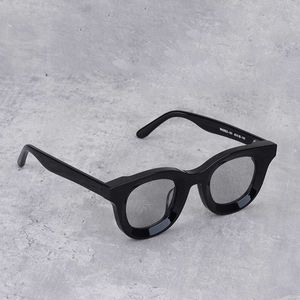 Mode Vielseitige klassische Schwarz-Weiß-Sonnenbrille Markendesigner Retro für Männer Hip-Hop-Stil Sonnenbrille 3WJAR